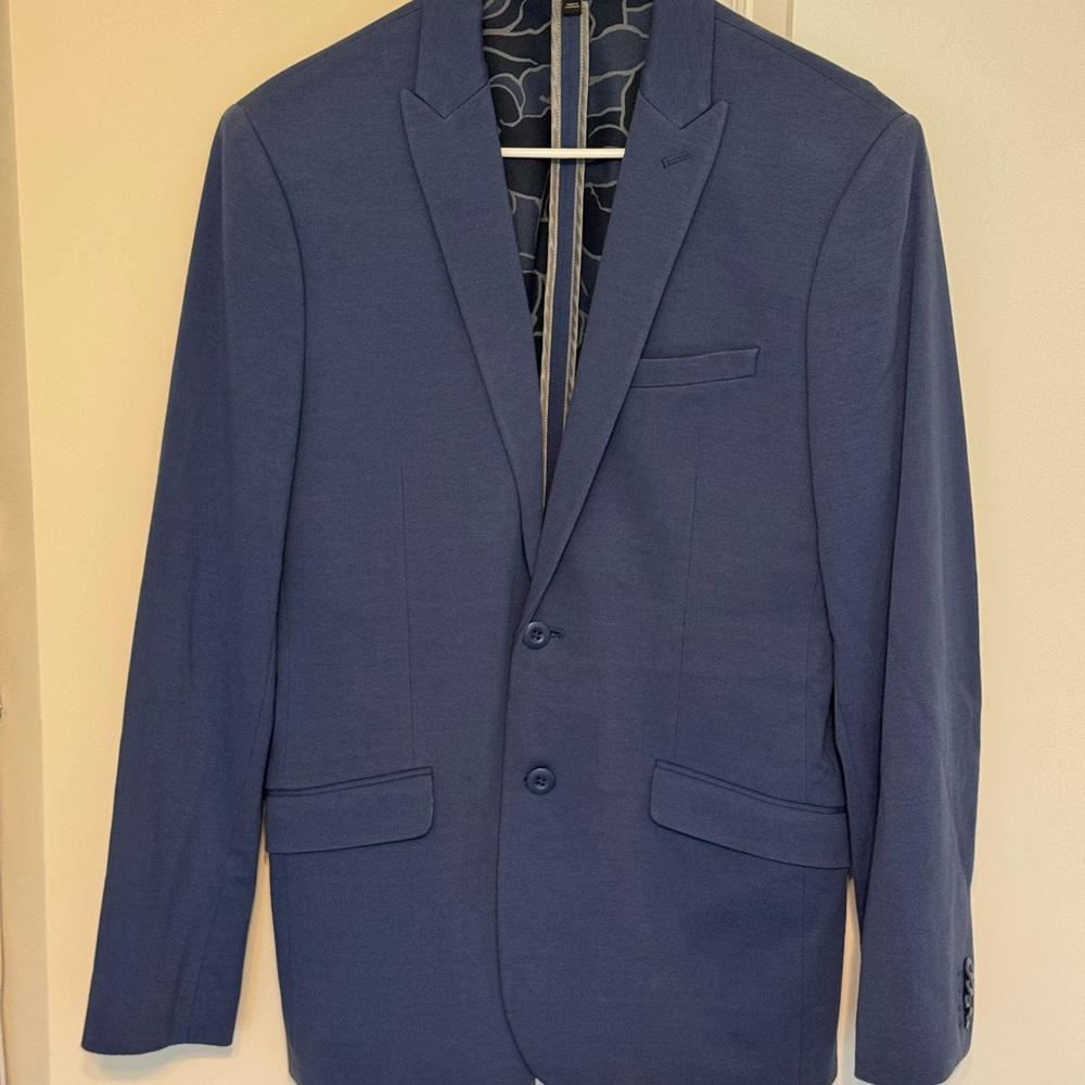 Express Navy Extra Slim Men's Suit 38r 33x30 pants